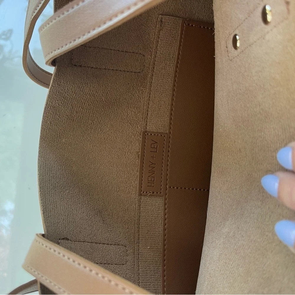 Henny + Lev Vegan Leather Tote Bag